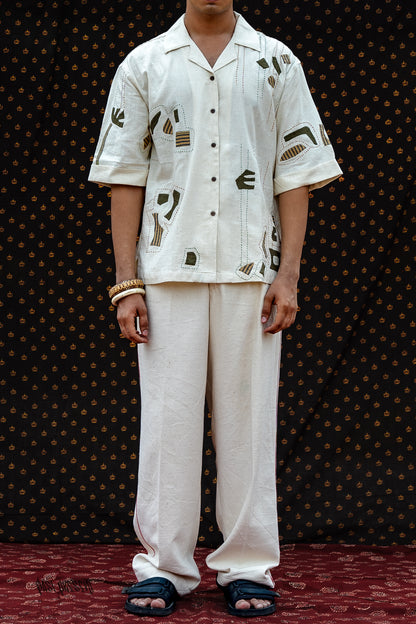 Abstract applique Shirt