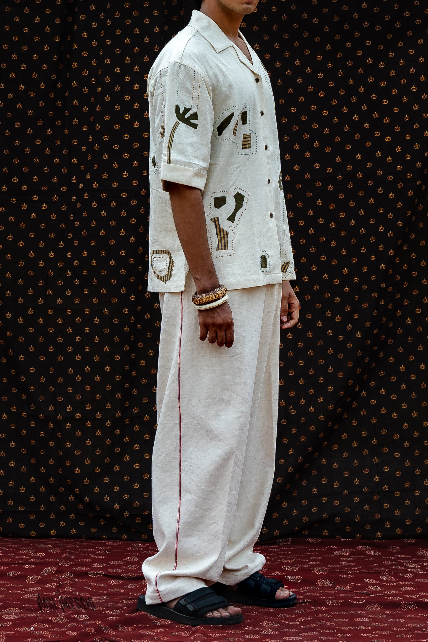 Abstract applique Shirt