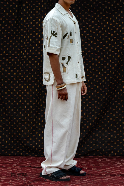 Abstract applique Shirt